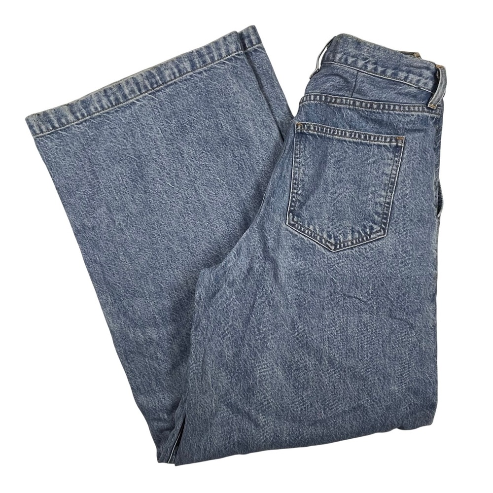 Agolde Ellis Trouser Wide Leg Hi-Rise Pleated Jeans Women's 26x33 Relaxed Medium